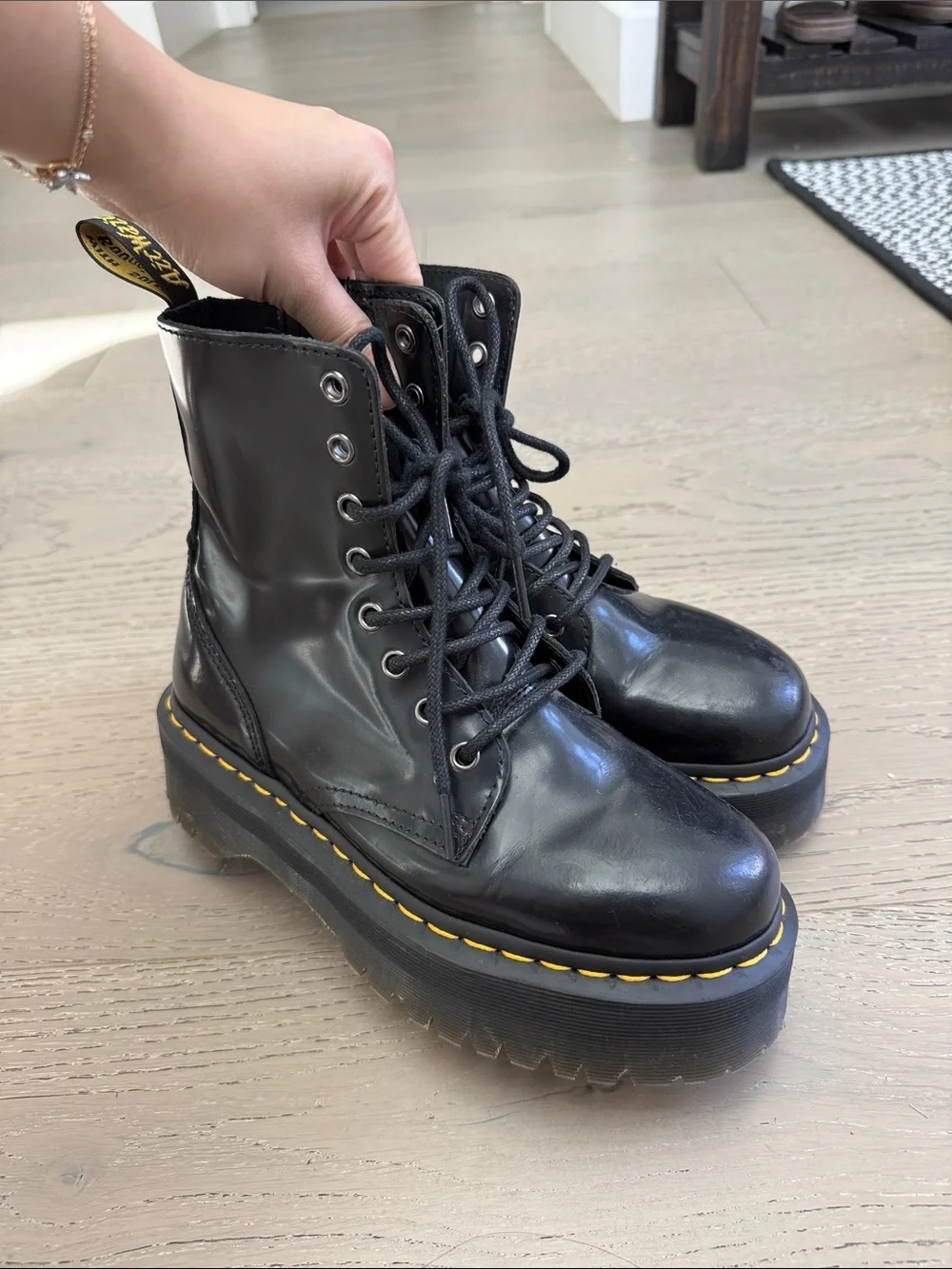 Dr. Martens Platform Jadon Lace-Up Boots